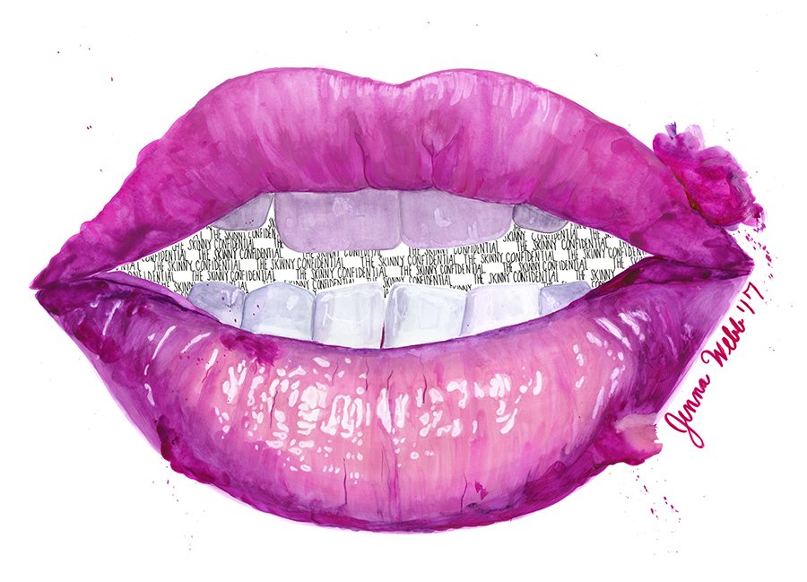 jenna webb x TSC | pink lip graphic