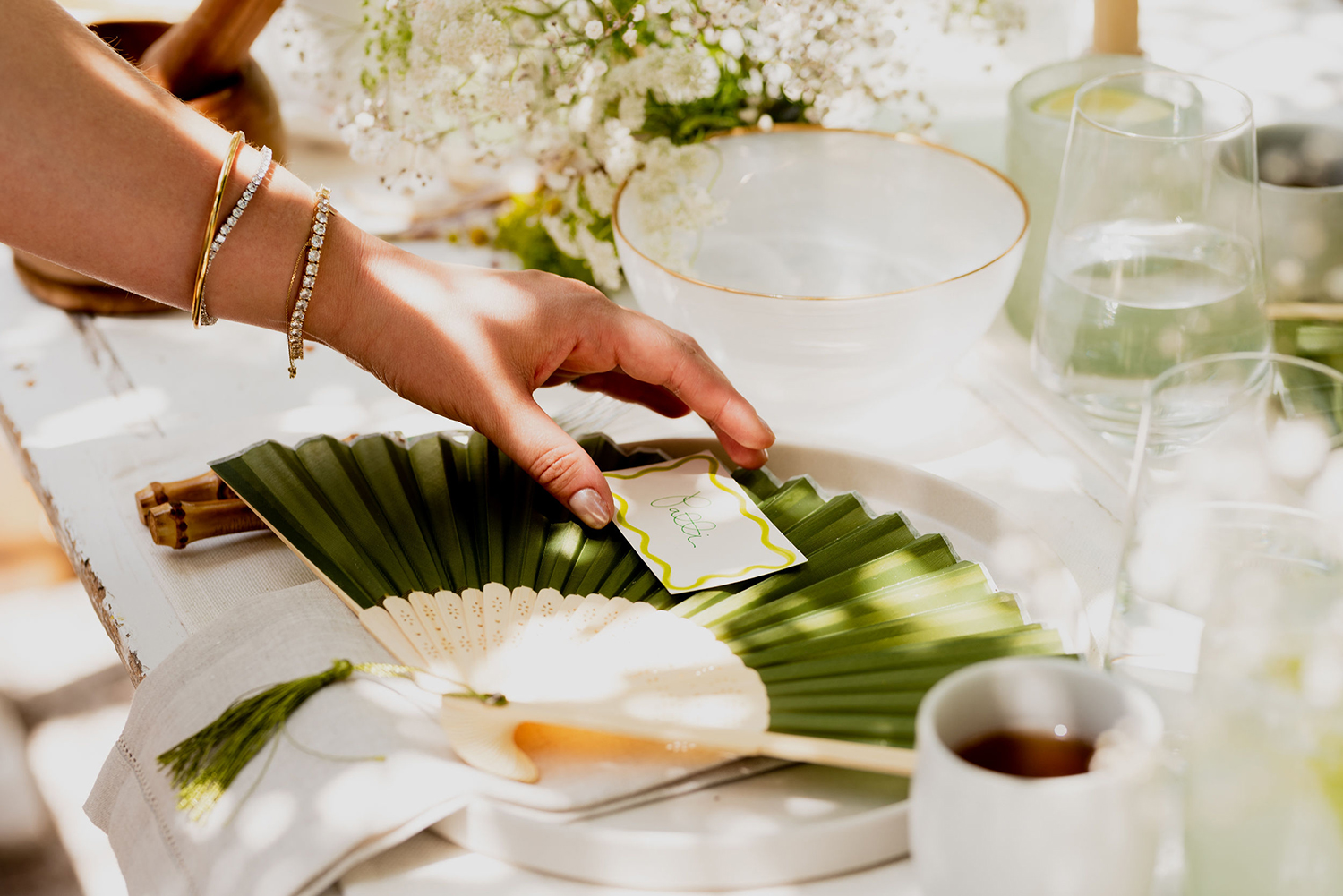 Summer Soirée place cards