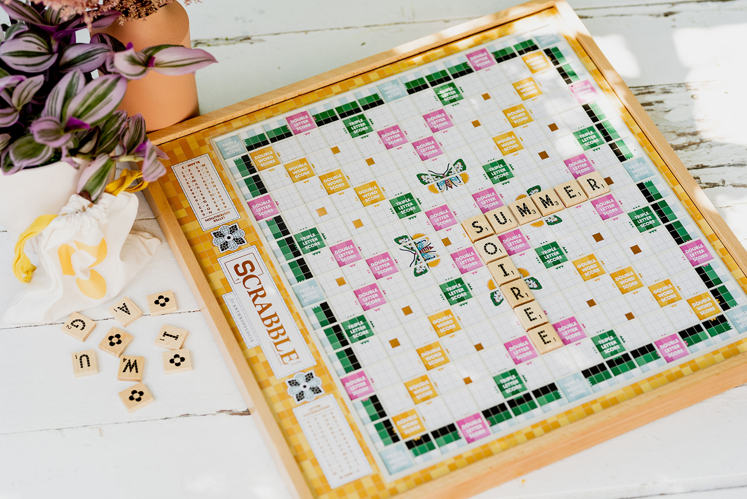 scrabble game for Summer Soirée